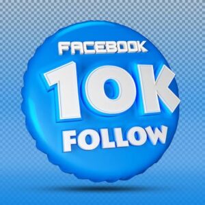Facebook 10k follower ( page and profile) all working